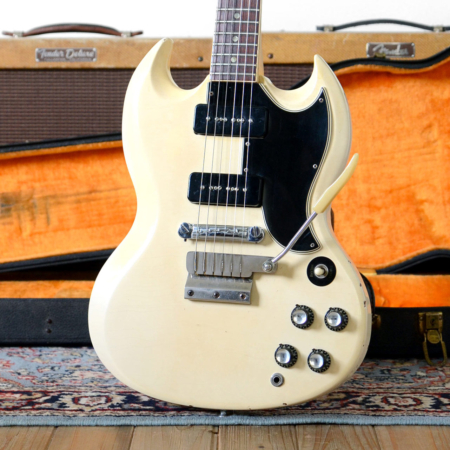 Polaris White 1965 Gibson SG Special Electric Guitar