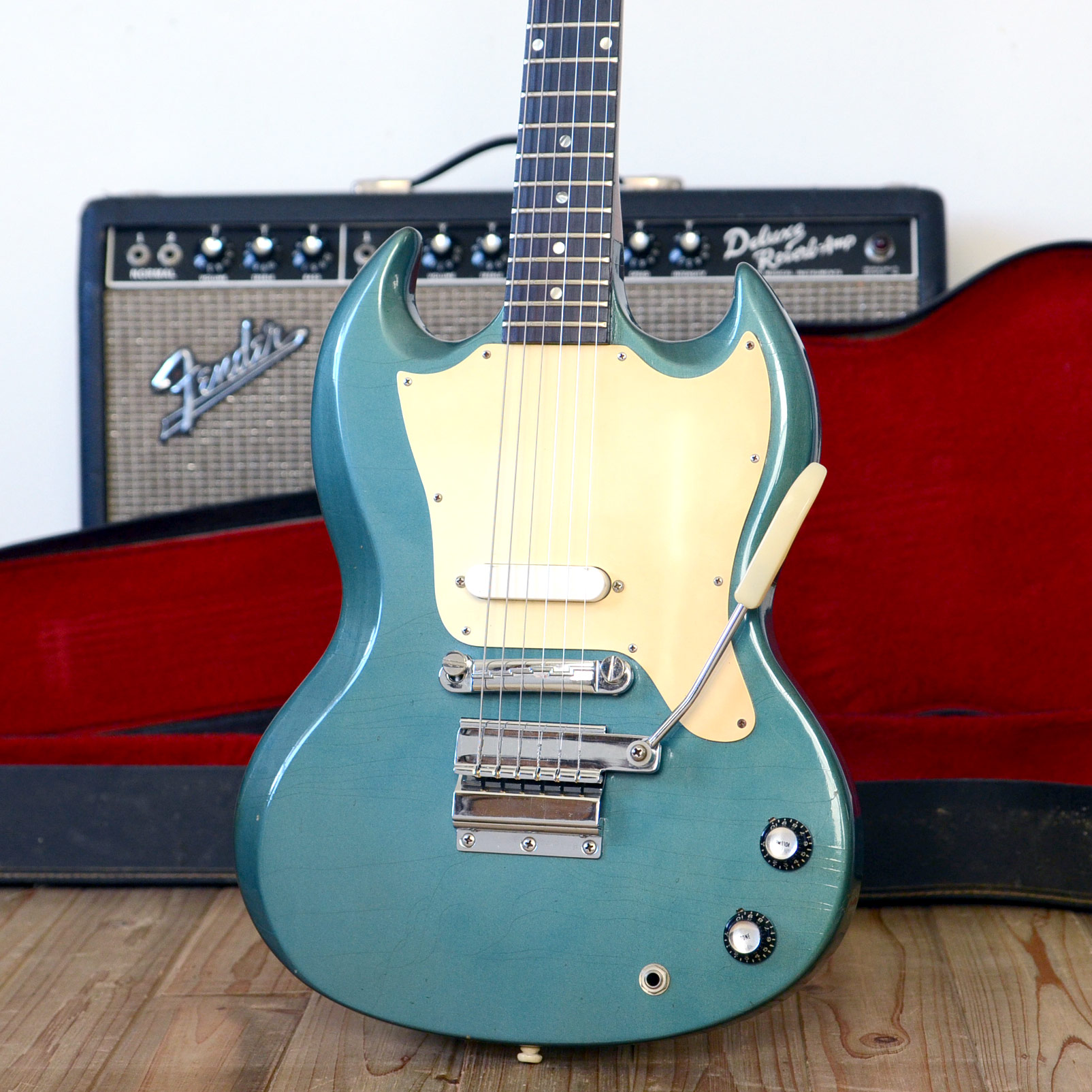 1967 Gibson Melody Maker Pelham Blue