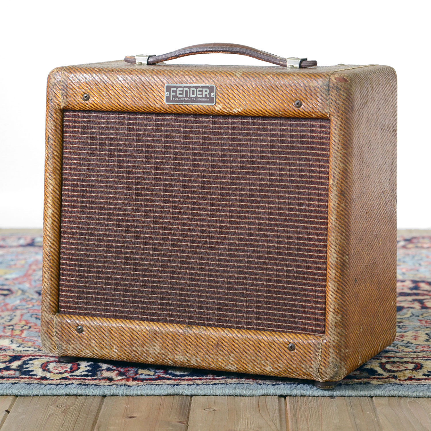Vintage 1955 Fender Princeton Tweed Amp 5E2 Circuit
