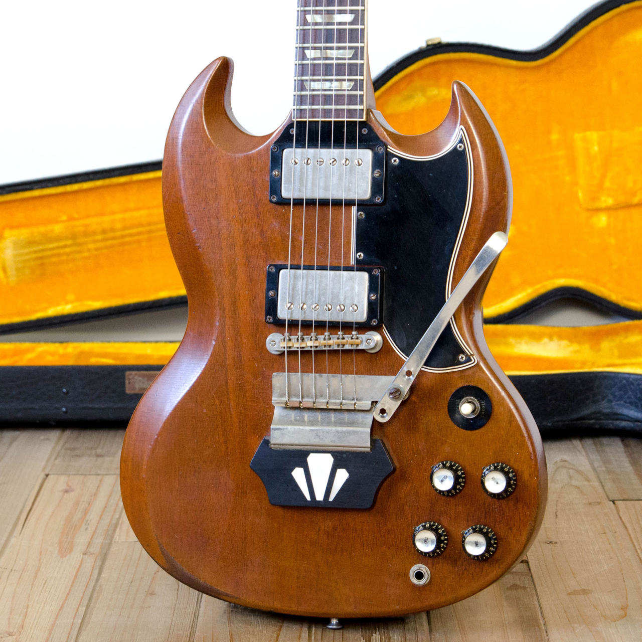Ebony Block Gibson SG Standard