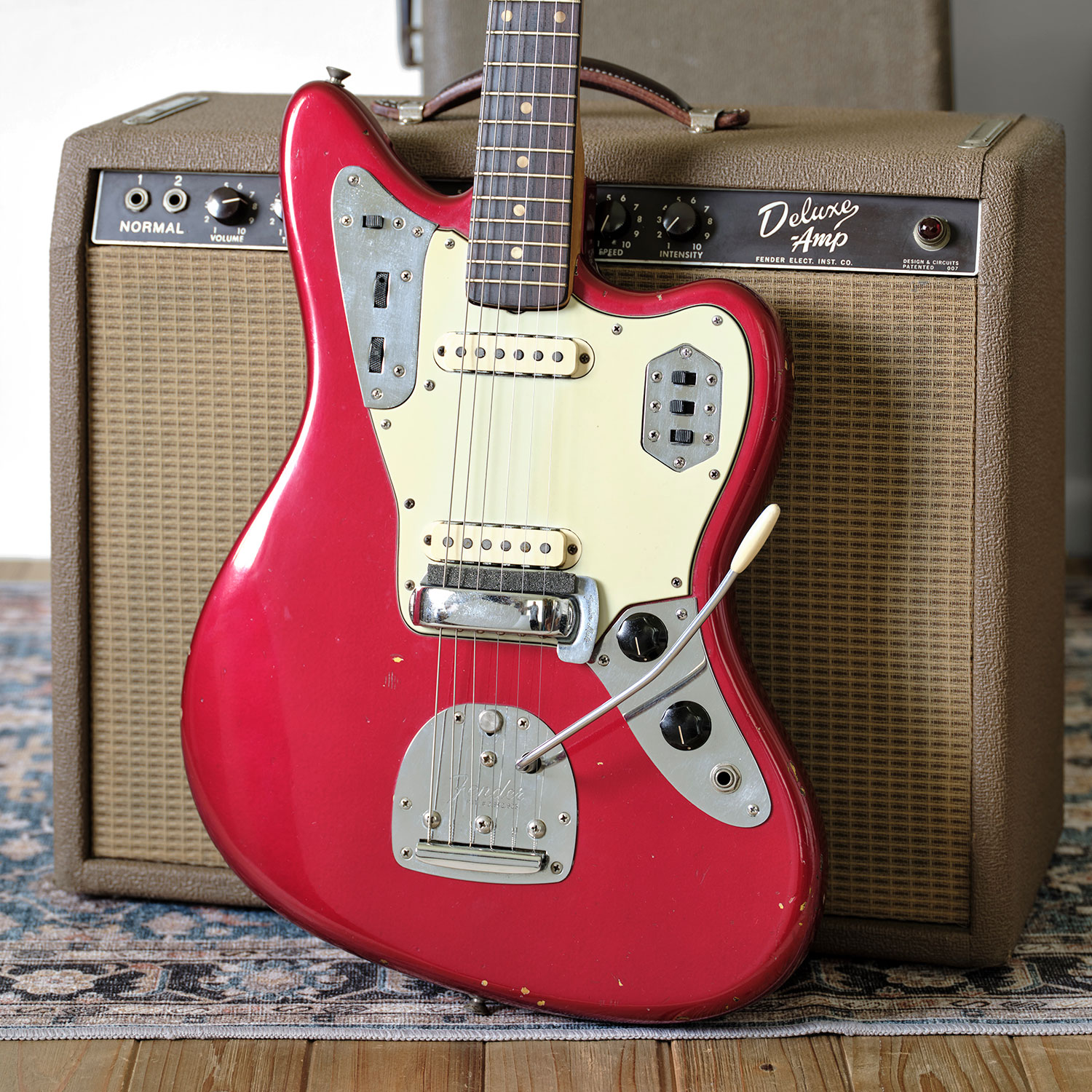 Custom Color Candy Apple Red 1963 Fender Jaguar