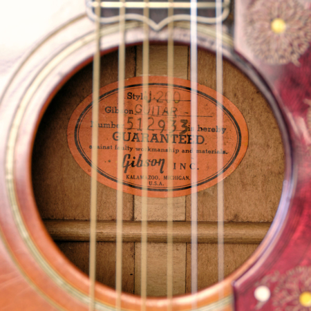 Gibson J-200 Soundhole Label